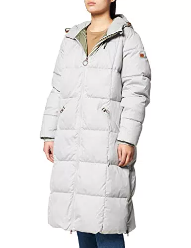 Camel Active Womenswear Damen 3109206455 Mantel, Silver