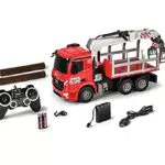 Carson 500907315 Mercedes-Benz 500907315-1:20 MB Arocs Holztransporter 100% RTR