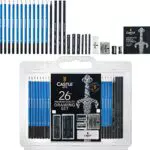Castle Art Supplies 26-teiliges Premium-Zeichen- und Skizzier-Set