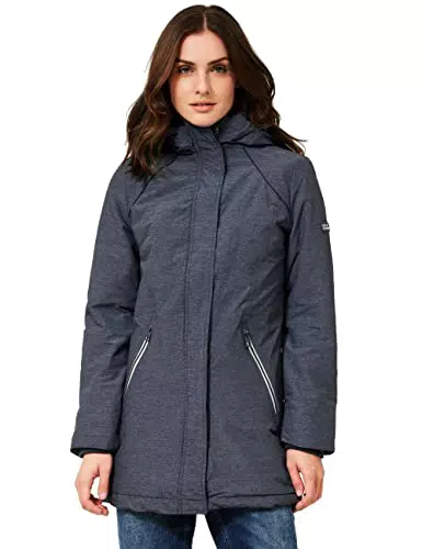 CECIL Damen B100727 Wintermantel, deep Blue, m