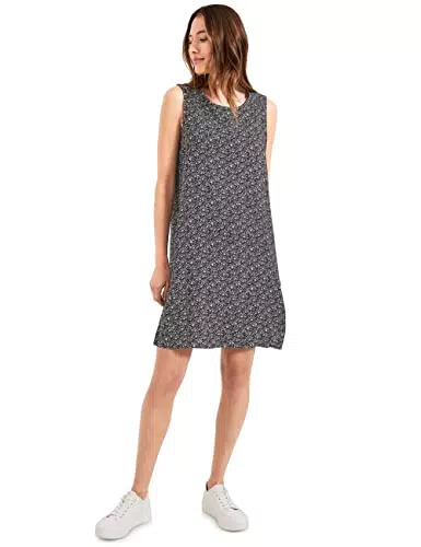 CECIL Damen B143598 Sommerkleid, Carbon Grey, XXL