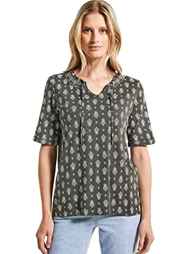 Cecil Damen B320156 Tunikashirt, Sporty Khaki, XXL EU