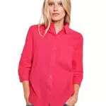CECIL Damen B343762 3/4-Arm-Bluse, Strawberry Red, XXL EU