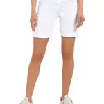 CECIL Damen B376014 Jeansshorts, Weiß, 34W EU