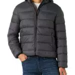 Champion Herren Outdoor Hooded Jacke, Eisengrau, M