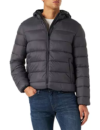 Champion Herren Outdoor Hooded Jacke, Eisengrau, M