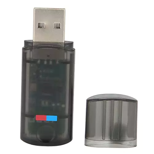 ciciglow Bluetooth Dongle Adapter für PS4, 1 für 2 USB Wireless Sound Adapter USB Audio Adapter Empfänger für PS5 Pro für PS5 für PS4 für Switch für X Box PC Geräte