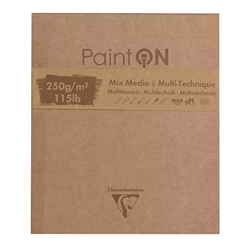 Clairefontaine 975175C Block Paint'On 1 Stück farbig sortiert
