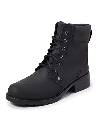 Clarks Damen Orinoco Spice Kurzschaft Stiefel, Schwarzes Leder
