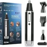 Cleanfly Nasenhaarschneider und Nasenhaartrimmer Herren USB 4 in 1 Set Schmerzloser und Nasen- und Ohrenhaarschneider Leicht zu reinigen und IPX7 wasserdichte Doppe