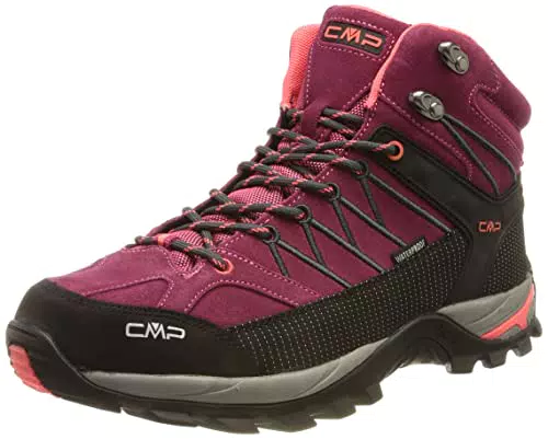 CMP Damen Rigel MID WMN Shoe WP Trekking Shoes, Magenta-Antracite