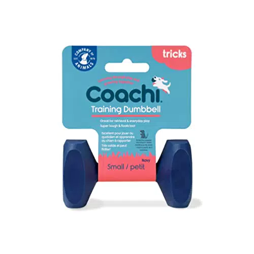 Coachi Training Dumbbell, schwimmt, weites Werfen, klassisches Apportierspielzeug