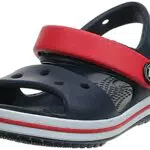 Crocs Crocband Sandalen Unisex Kindersandalen Leicht und mit sicherer Passform Navy/Rot Größe 29-30