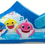 Crocs CrocsFLBaby Shark Band Clog T BCb, Holzschuh, Bright Cobalt