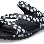 Crocs Damen Kadee Ii Sandal W Clog, schwarz/weiß, 4 UK