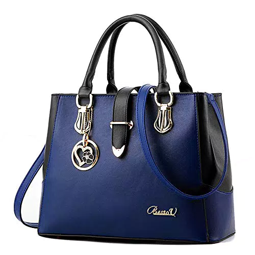 Damen Handtaschen Schwarz groß taschen Leder moderne damen handtasche gross schultertasche Frauen Umhängetasche