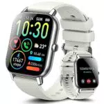 Ddidbi Smartwatch Damen Herren mit Telefonfunktion, 1.85 Touchscreen Fitnessuhr