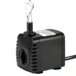 Decdeal Wasserpumpe, Tauchpumpe, 600 l/h, 8 W, sehr leise