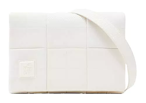 Desigual Women's Bag_Damas_Dortmund Flap 1001 RAW, White