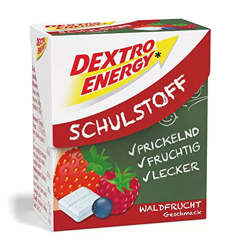 Dextro Energy Schulstoff Waldfrucht, 50g Dextrose-Täfelchen