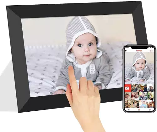 Digitaler Bilderrahmen, WiFi digitaler fotorahmen mit TF Speicher