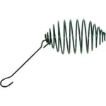 dobar 11050 Meisenknödelhalter - Futterspirale für Meisenknödel - Vogelfutterspender aus Metall - Futtersäule für Wildvögel für Garten/Terrasse/Balkon - Ø 7