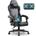 Dowinx Gaming Stuhl Racing Gamer Stuhl mit Frühling Kissen
