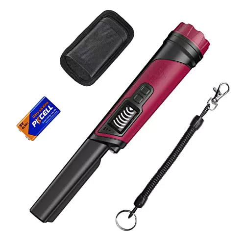 DR.ÖTEK Pinpointer Metalldetektor Klein, IP68 Vollkommen Wasserdichtes Handheld Pin Pointer mit Holster