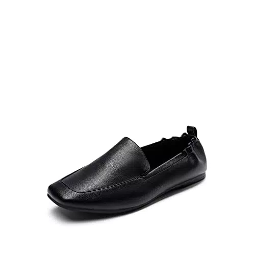 DREAM PAIRS Damen Ballerinas Schuhe Geschlossene Klassische Flache Ballerinas Damen Elegant SCHWARZ 39 SDFA2357W-E