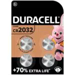 Duracell Specialty 2032 Lithium-Knopfzelle 3 V, 4er-Packung