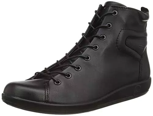 Ecco Damen Soft 2.0 Chelsea Boots, Schwarz