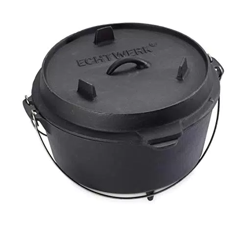Echtwerk EW-GE-1225 Dutch Oven BBQ Kochtopf ca. 8 L