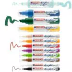 edding Creative Set - Acrylstifte wasserfest fein, medium