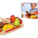Eichhorn 100003721 - Schneidebrett mit Früchten, 26x16
