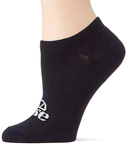 Ellesse Frimo 3 Pack No Show Socks, Black, 12-14