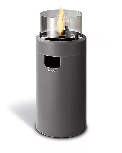 Enders 5604 Feuerstelle NOVA LED M, Gas Terrassenfeuer mit Ambientebeleuchtungen
