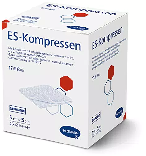 ES-KOMPRESSEN: Sterile Mullkompressen zur Wundreinigung & Wundabdeckung