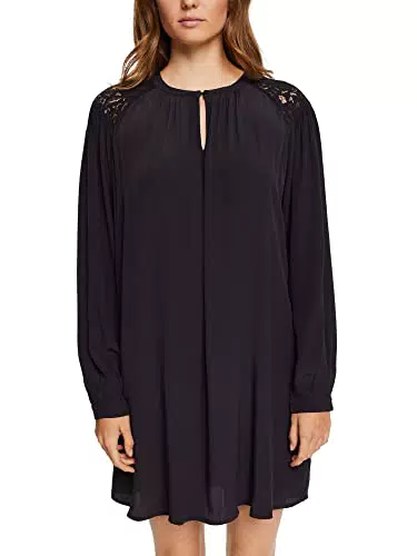 ESPRIT Damen 112CC1E309 Kleid, 001/BLACK, S