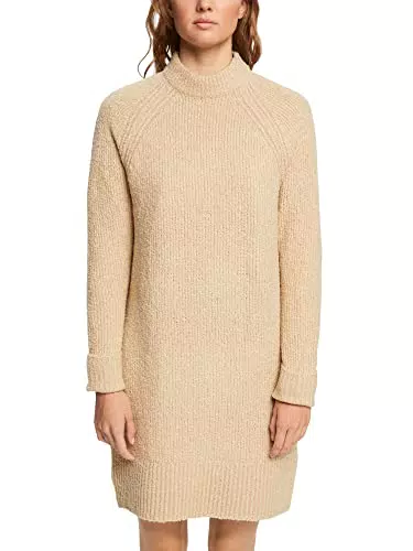 ESPRIT Damen Kleid, Material: 57Prozent Baumwolle, 43Prozent Polyester - PES