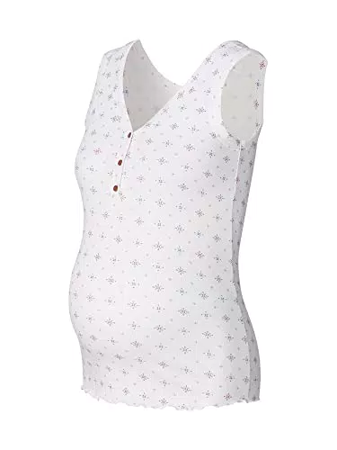 ESPRIT Damen Nursing Sleeveless Allover Print T-Shirt