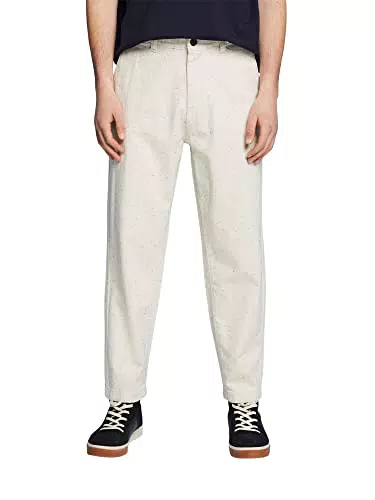 ESPRIT Herren 033ee2b304 Hose, 110/Off White