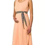ESPRIT Maternity Damen Dress sl Kleid, Orange Dusk - 821