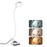 EYOCEAN Leselampe, LED Klemmleuchte, Schwanenhals Lampe