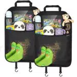Ezilif Rückenlehnenschutz Auto Kinder, Autositz Organizer Wasserdicht 900D-Polyeste