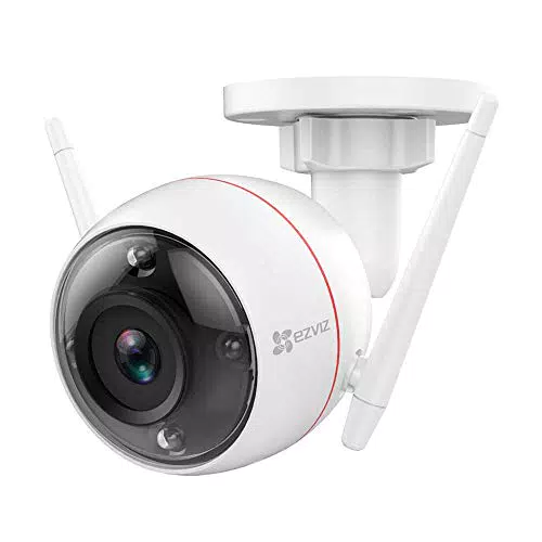 EZVIZ WLAN Überwachungskamera, Aussenkamera mit Sirene sowie Licht Alarm