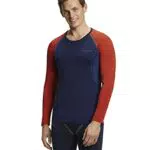 FALKE Herren Baselayer-Shirt Warm Trend Round Neck M L/S SH Funktionsmaterial Schnelltrocknend 1 Stück