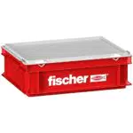 Fischer 91524 Handwerker Koffer klein L-Boxx, Rot