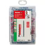 fischer MEISTER-BOX DUOPOWER + Schraube, Werkzeugkiste mit 160 Dübeln und Schrauben
