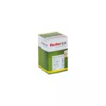 fischer Nageldübel 6 x 80/50 S GREEN, hochwertige Nylondübel mit verzinkter Senkkopfschraube