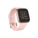 Fitbit Versa 2 Health & Fitness Smartwatch, Petal Pink - Copper Rose Aluminum